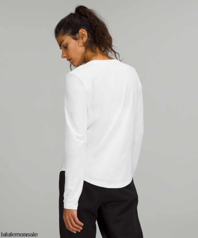 Lululemon Damen DELULU298 | Lululemon Deutschland Weiß Love Langarmshirt